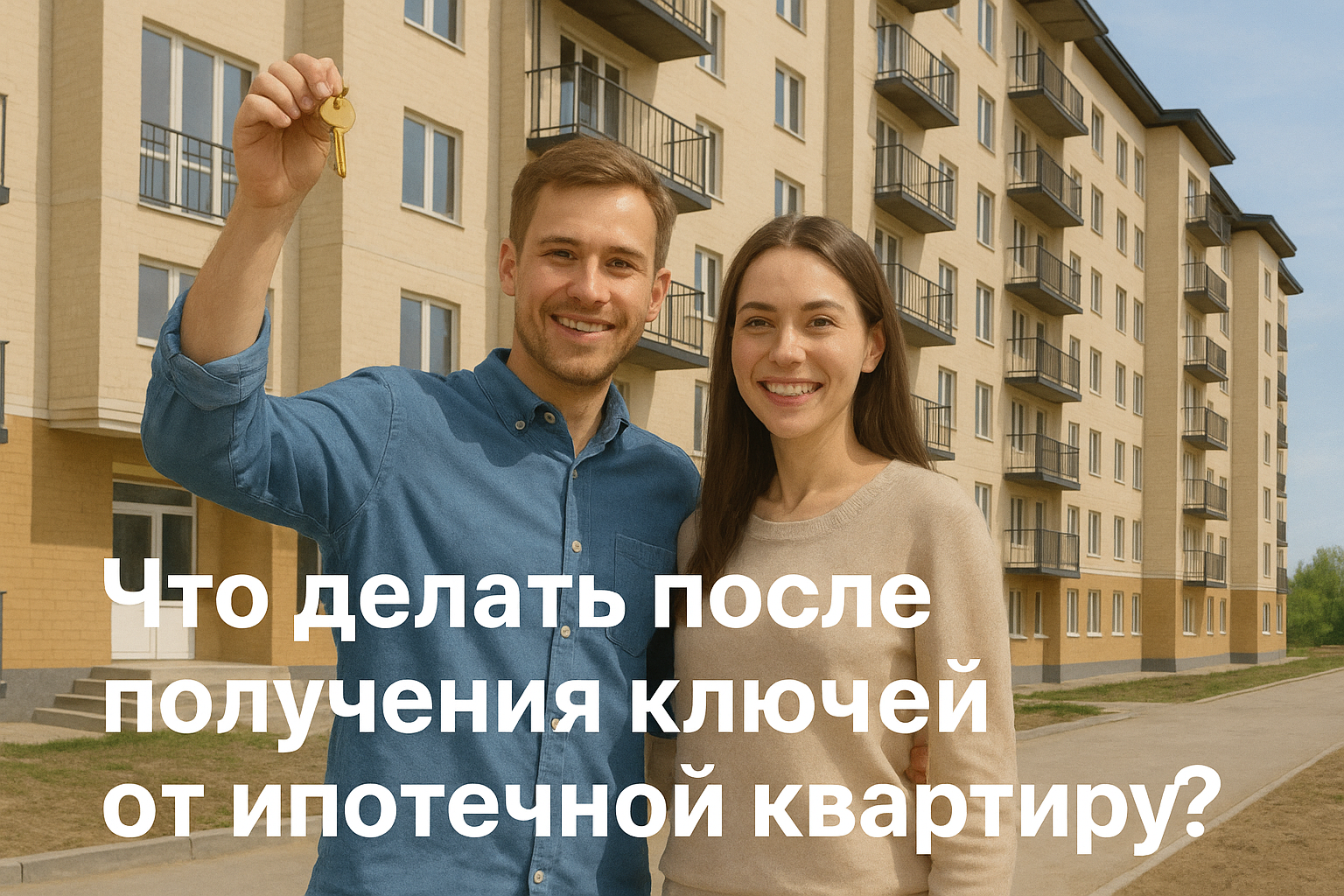 Что делать после получения ключей от ипотечной квартиры в новостройке?